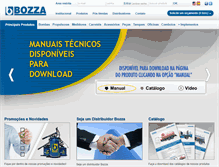 Tablet Screenshot of bozza.com